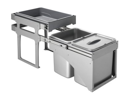 131905 1 sinks ek9147 tank front 40 odpadkovy kos sorter vestavny vysuvny 2x8l 1x16l