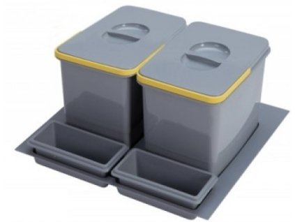 148212 sinks practiko 600 2x12l