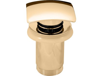 Slezák Rav MD0481Z Výpusť umyvadlová 5/4'' CLICK-CLACK, zlato (Barva zlato)