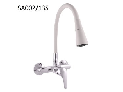 Slezák Rav Vodovodní baterie dřezová s flexibilním ramínkem SA002/13S (Barva chrom/šedá, Rozměr 100 mm)