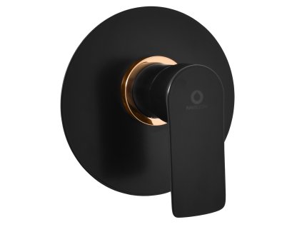 Slezák Rav VT483LCMATZ Baterie sprchová vestavěná černá matná/zlato (Barva černá matná/zlato)