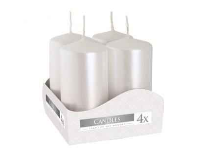 46200 svicka advent d4x6cm 4ks metal lesk bila