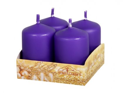 234279 1 svicka adventni matna d4x6cm 4ks