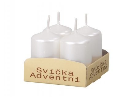 218676 svicka adventni metalicka leskla d4x6cm 4ks