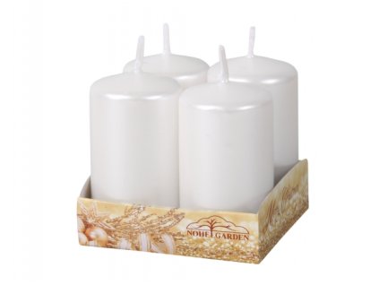 93729 svicka adventni metalicka leskla d4x8cm 4ks