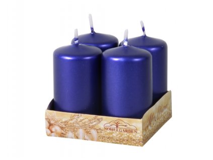 234096 1 svicka adventni metalicka leskla d4x8cm 4ks