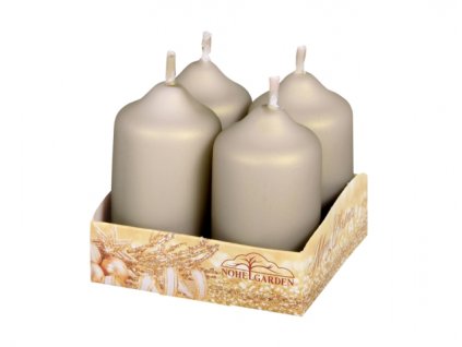 190914 svicka adventni metalicka matna d4x7cm 4ks