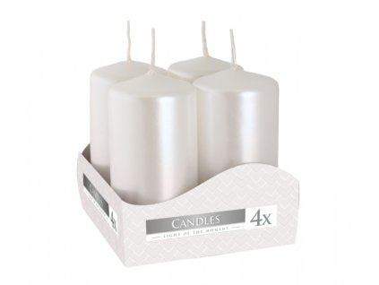 91722 svicka adventni metalicka perletova d4x8cm 4ks