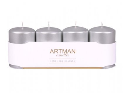 232689 1 svicka adventni valec metalicka d6x9cm 4ks