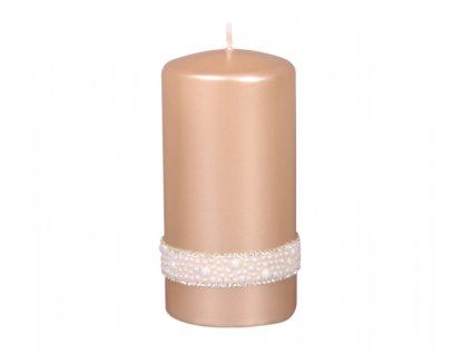 164676 svicka crystal opal valec vanocni d7x14cm