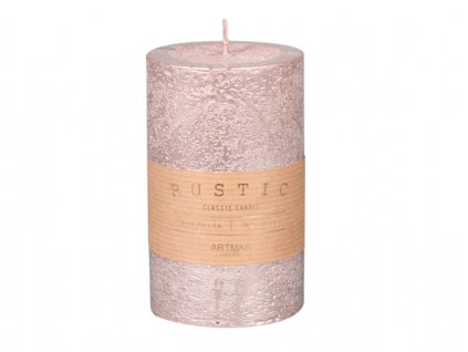 232464 1 svicka metalic valec rustikalni d7x12cm