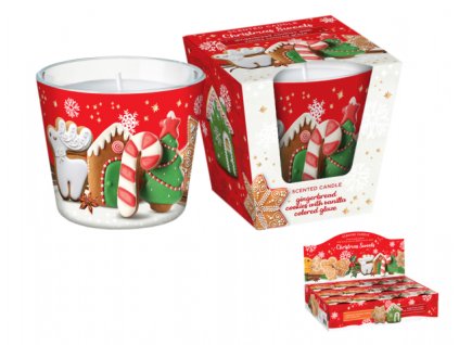 93747 svicka ve skle christmas sweets gingerbread cookies 115g