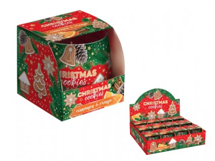 93681 svicka ve skle vanocni cukrovi skorice pomeranc 100g