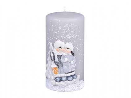 96213 svicka zimni pohadka valec vanocni d7x14cm