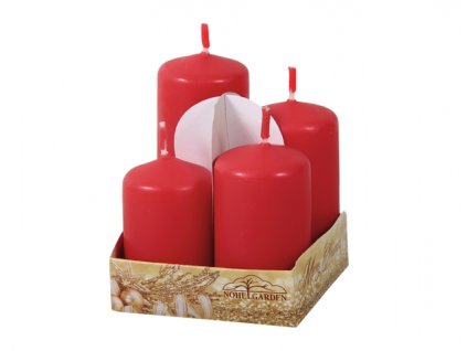 218727 svicky adventni stupnovite matne d4x6 7 8 9cm 4ks