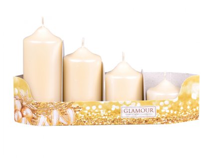 259806 1 svicky adventni stupnovite perletove d4 5x5 7 9 11cm 4ks