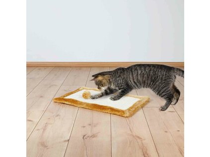 239883 skrabaci deska 55x35cm hneda