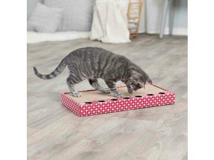 246465 skrabaci karton s hrackou 48 x 25 cm ruzovy