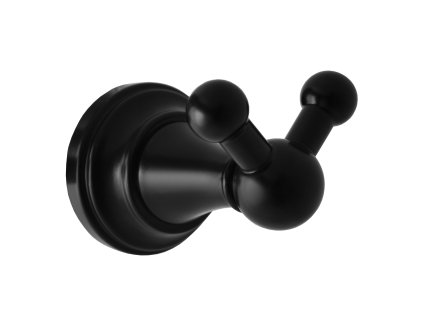 342274 vesacek dvojity cerna matna koupelnovy doplnek morava retro barva cerna matna