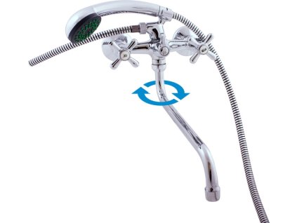 Vodovodní baterie pro vanu a umyvadlo Slezák RAV Morava MK153/1 (Barva chrom, Rozměr 100 mm)