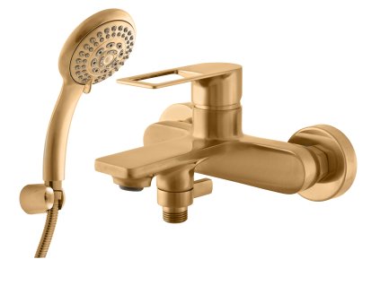 342634 vodovodni baterie vanova nil zlata kartacovana barva zlata kartacovana povrchova uprava pvd rozmer 150 mm