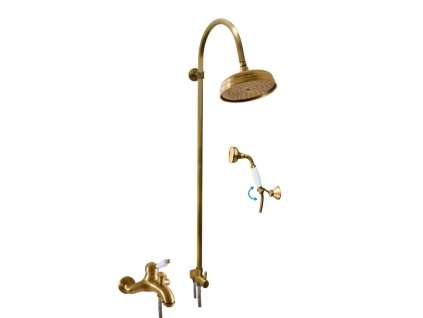 Vodovodní baterie vanová Slezák RAV Labe L054/3SM (Barva stará mosaz, Rozměr 150 mm)