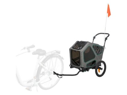 314451 vozik za kolo s 64 x 92 x 80 130 cm seda salvejova