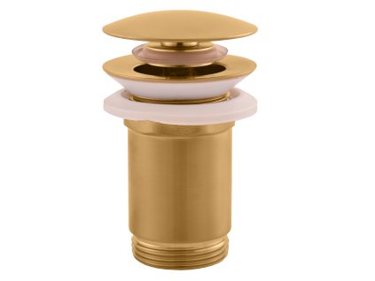 333499 vypust umyvadlova click clack 5 4 zlata kartacovana matna barva zlata kartacovana