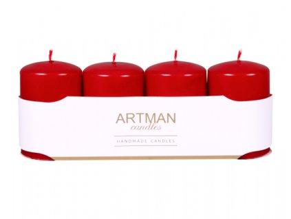 351061 svicka adventni valec metalicka d6x10cm 4ks