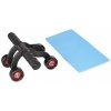 263874 2 ab roller 4w posilovaci kolecko barva cerna