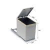 221382 4 alveus albio 10 odpadkovy kos sorter 1 x 16 l