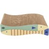 337729 1 skrabaci karton ryba catnip 2 ks 40 x 30 x 11 cm matova kremova
