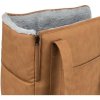 342496 3 transportni taska evelyn 40 x30 x 20 cm do 5 kg umela kuze plys hneda seda