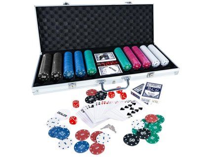 292125 b10 poker set 500 chips