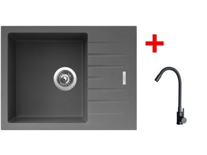 313446 sinks perfecto 650 titanium elasta cerna matna