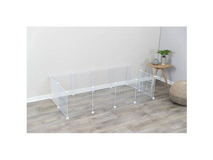 239103 interierovy vybeh kov plast 140 x 35 x 70 cm bila