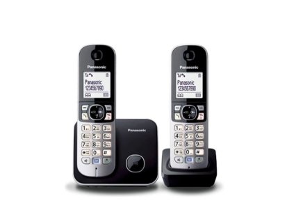 Bezdrôtový telefónny prístroj KX-TG6812FXB čierny