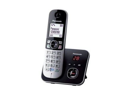 Bezdrôtový telefónny prístroj KX-TG6821FXB čierny