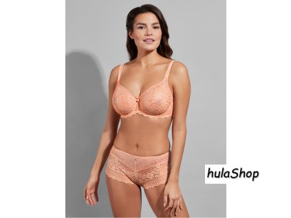 invisible full cup bra cassiopee peach