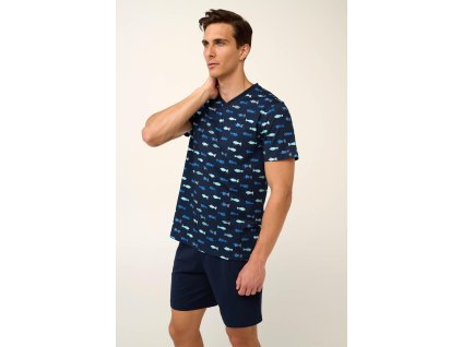 Pánske pyžamo Vamp 22642 krátke