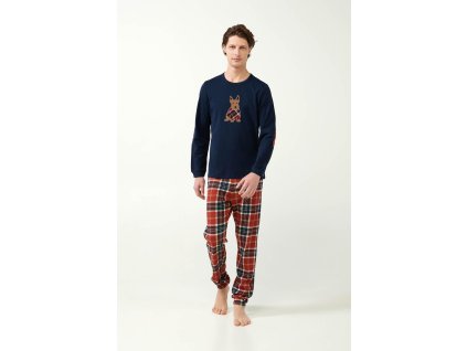 Pánske pyžamo Vamp 21514 dlhé