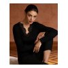 tee shirt manches longues bien être lise charmel plaisir caresse noir (2)
