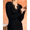 tee shirt manches longues bien être lise charmel plaisir caresse noir
