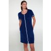 Vamp šaty froté s krátkymi rukávmi 20550