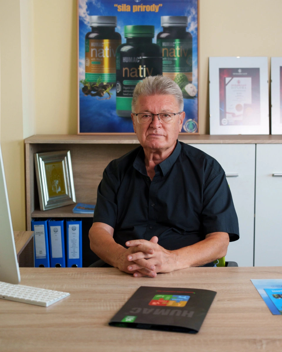 Ing. Gejza Szanyi, zakladateľ spoločnosti HUMAC