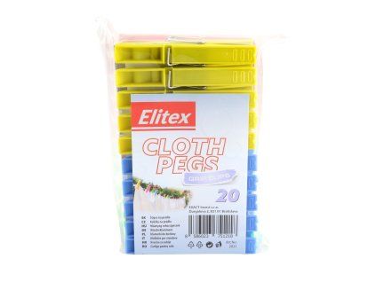 Štipce na bielizeň ELITEX 20 ks