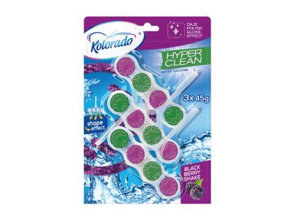 WC blok Kolorado Hyper Clean BLACKBERRY SHAKE 3x45g