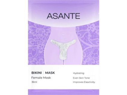 ASANTE textilná intímna telová maska Bikini - 1 ks
