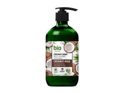BIO naturell krémové mydlo COCONUT MILK - 473ml