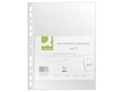 Euroobal Q-CONNECT A4 matný 40µm 100 ks